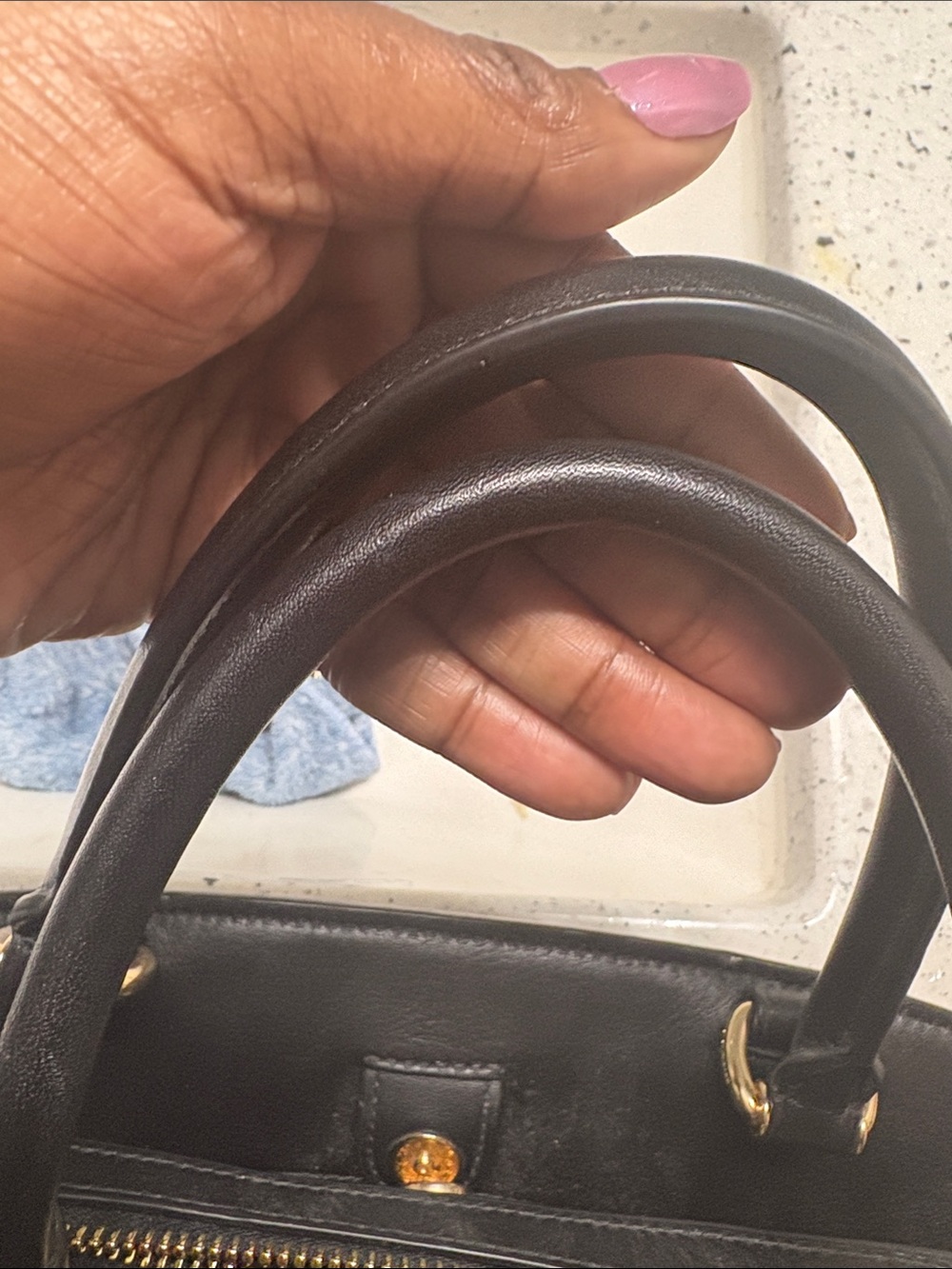 Coach handbag no strap - Picture 5 of 6